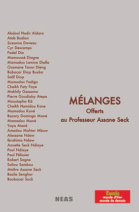 Mélanges offerts au Professeur Assane Seck